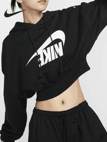 Sweatshirt Pullover Pendek Wanita Nike Sportswear FV7778-010 - FV7778-010 - View 1