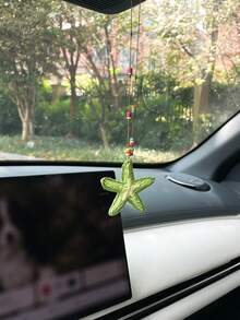 Creative Starfish Car Rearview Mirror Hanging Decoration Car Interior Hanging Ornament - A - View 3