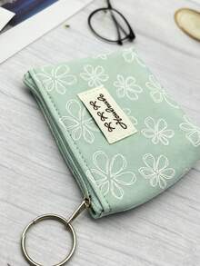 XD 12/6/3/1pc Multi-Color Mini Fashion Coin Purse, Zipper Personalized Women's Key Bag, Handheld Coin Pouch With Key Ring, Simple Storage Bag Creative Small Gift, Suitable For Thanksgiving/Halloween/Valentine's Day Gifts - Multicolor - View 6