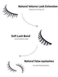 5 Pairs Manga Spiky False Eyelashes, Japanese Anime Style Voluminous Strip Lashes, Soft Lightweight Reusable Eye Lashes For Daily & Cosplay Makeup - View 5