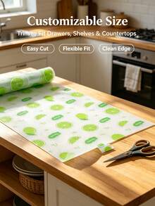 1/2/4pcs High Quality Thickened Refrigerator Mat, Washable And Reusable, EVA Material, Lemon Pattern, Suitable For Refrigerator And Kitchen Decoration, Can Be Used As Refrigerator Mat, Drawer Liner, Shelf Mat, Tabletop/Countertop Mat, Shoe Cabinet Liner And Cabinet Liner. Kitchen Essentials/Tools/Supplies/Accessories, Summer - Multicolor - View 5
