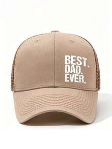 1pc Letter Print Baseball Cap Unisex Fashion Versatile Trucker Hat Baseball Cap Suitable For Daily Wear - Multicolor - View 9