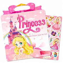 Princess Quiet Book Sticker Scene Princess Jelly Sticker Book - Fairy Tale Princess Quiet Book - View 6