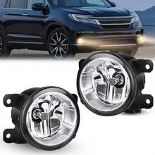 1 Buah Lampu Kabut Mobil dengan Bohlam H11 12V 65W, Lampu Kabut Kedap Air Tertutup Rapat, Sekrup yang Dapat Disetel, Lampu Kabut Pengganti Otomatis Plug N Play - A - View 1