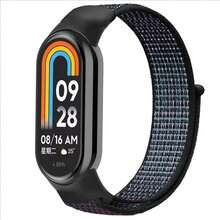 尼龍環形替換錶帶，相容於 Band 10 9 8，NFC 智慧手錶腕帶，運動風 Miband 替換錶帶 - 小米8/9/10 手錶錶帶 - 查看 15