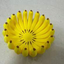 3D Printed Banana Shaped Small Object Storage Tray, Cute Mini Fruit Style Jewelry Organizer, Can Hold Keys, Earrings, Rings Storage Bowl, Home Desktop Decoration Ornament - Multicolor - View 4