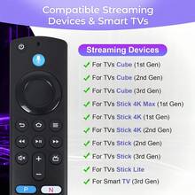 Remote Kontrol TV Pengganti dengan Fungsi Suara untuk Seri Fire, Cube, Fire Smart TV, FireStick (4K/4K Max/Lite/Generasi ke-2/Generasi ke-3) - View 3
