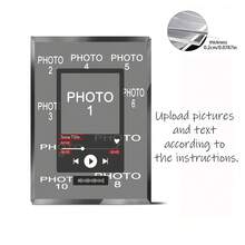 1pc Customized Song Acrylic Template, Best Friend Photo Collage, Suitable As Couple Anniversary Gift, Office Desk Decor, Photo Customization, Customizable Item, Adult Bedroom Decor - Multicolor - View 2
