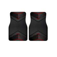 [2D Flat Printing] 2pcs/4pcs Cool Printed Car Floor Mats - Durable Polyester Floor Mats, And Practical, Ideal Gift Choice, Long-Lasting, Suitable For Trucks, Sedans, Suvs, And More - A - View 9