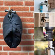 1pc Outdoor Faucet Winter Anti-Freeze Protection Cover, Outdoor Faucet Protection Cover, Multi-Functional Faucet Protection Cover, Anti-Freeze Faucet Protection Cover, Waterproof Anti-Freeze Hose Connector Cover, Suitable For Cold Weather Garden Irrigation Tool Accessories, Anti-Snow Anti-Rain - 1pcs - View 4