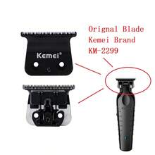 Kemei شفرة قابلة للاستبدال لماكينة قص الشعر الكهربائية KM-2299، طقم واحد من ملحقات شفرة الماكينة - الأسود - مشاهدة 6