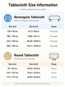 1pc Red White Christmas Snowflake Polyester Tablecloth, Minimalist Holiday Table Cover For Round & Square Dining Tables, Xmas Party Winter Home Decor - Multicolor - View 7