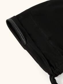 1PC Women's Solid Color Non-Slip Elastic Band Adjustable Scarf Beanie - Black B - View 7