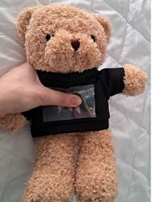 Custom Photo Teddy Bear Personalized Plush Doll Cute Plush Doll Gift For Kids Children Couples Birthday Christmas - Multicolor - View 4