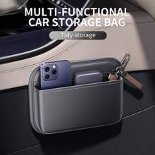 1pc Multi-Function Car Seat Storage Bag - Anti-Slip, Anti-Drop, Easy Installation - Helps Reduce Distracted Driving, Can Hold Phone, Glasses And Keys Car Accessory - Multicolor - View 13