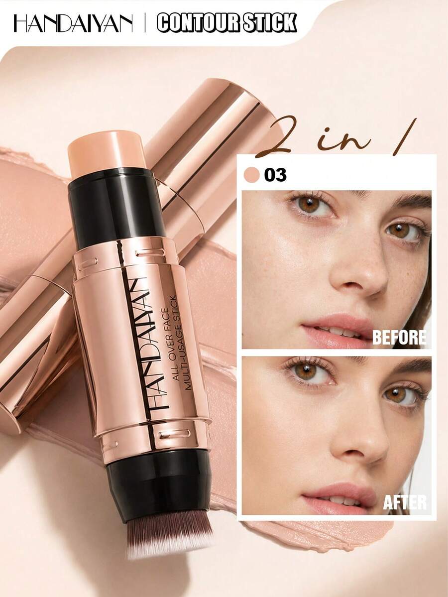HANDAIYAN 2-In-1 Contour Stick, Dual Ended Highlighter Contour ...