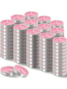 30pcs Smokeless Tea Light Candles, Romantic Atmosphere Candles, Suitable For Candle Warmer And Party Decoration - Multicolor - View 6