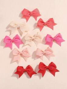 40 Pcs Women Hair Bows Clips,2 Inch Grosgrain Ribbon Mini Bow Barrettes Fully Lined Alligator Hair Clips,Cute Hair Accessories Festival Fall Style Y2k - Multicolor - View 5