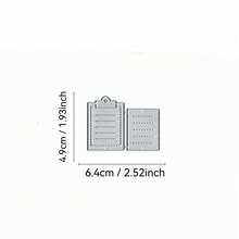 1 buah Cetakan Pemotong Logam Papan Pesan Mini, Cetakan Cetak Buatan Tangan Kreatif Vintage yang Indah untuk Scrapbooking, Album Foto, Kartu, Dekorasi Kartu Ucapan, dan Pembuatan Hadiah - A - View 12