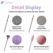 15Pcs Nail Drill Bits Kit, For Electric Nail File, Salon & Home Manicure Use - Multicolor - View 3
