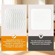 4/8pcs Non-Slip Carpet Gripper Strips, Upgraded Wavy Anti-Curl Rug Pad, Reusable Carpet Fixing Tape, Suitable For Hardwood Floors, Keeps Carpet Edges Flat, Prevents Carpet Slipping And Wrinkling, Designed For Indoor Area Rugs - Multicolor - View 3