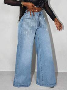 ALO FASHION Women Jeans - Blue - View 3