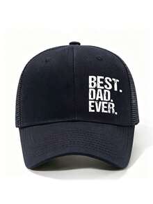 1pc Letter Print Baseball Cap Unisex Fashion Versatile Trucker Hat Baseball Cap Suitable For Daily Wear - Multicolor - View 2