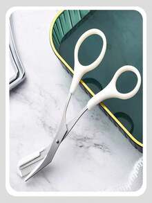 New Crescent Eyebrow Trimming Tool Set, Includes Eyebrow Comb, Trimmer, Eyebrow Scissors And Micro Shaver, Ideal Tool For Trimming Eyebrows, Better Control Of Length, Convenient For Trimming Eyebrows, Home Beauty Tool, Hair Removal Scissors With Mini Comb, Can Be Used For Facial Hair Removal, Trimmer, Hair Care Products, Wear-Resistant - Multicolor - View 24