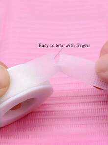 Professional White Silicone Eyelash Tape Breathable Hypoallergenic Easy Tear Under Eye Pad Microporous Adhesive Tape Eyelash Extension Tool - White - View 4