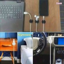 10pcs Car Dashboard Cable Clips Set - Simplify Charging And Audio - Multi-Functional Organizer Clips, Create A Tidy Car Interior, Ensure Phone Charging - Silicone Cable Clip - View 7