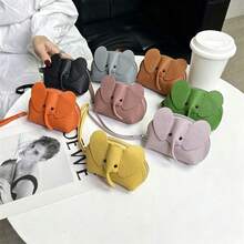 Creative Cute Elephant Multi-Function Portable Storage Bag, Women's Handheld Coin Purse, Key Holder, Makeup Bag, Multi-Function Bag Charm - Multicolor - View 2