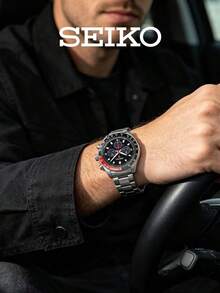 Seiko SSC915P1 男士太陽能石英計時碼錶，黑色錶盤不鏽鋼錶帶，運動休閒手錶，男士禮物 - 銀色 - 查看 4