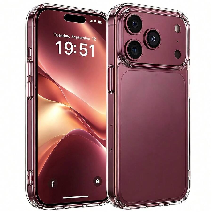 透明大孔 TPU 手機殼，相容 iPhone 18 Pro Max 17/17 Air/17 Pro/17 ProMax，透明手機殼，相容 iPhone 18 17 16 15 14 13 12 11 PRO MAX Plus SE 7 8 Plus，17 Pro Max Apple 手機殼，Apple 18 Pro Max 手機殼，極簡手機殼，聖誕禮物