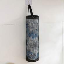 Plastic Bag Storage Holder, Behind-Door Organizer For Kitchen Tidying, Kitchen & Bathroom Accessory, Household Kitchen Tool, Kitchen Decor, Suitable For Christmas Home Decoration - Multicolor - View 13