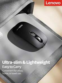 Lenovo M243 2.4G Wireless Optical Mouse, Ergonomic Design, Long Battery Life, Ideal For Home, Online Classes, Office, And Commuting - View 3