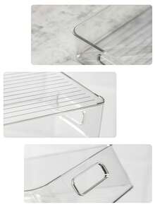 13/8/6/5/1pc/Exquisite Transparent Desktop Cosmetic Storage Box Dressing Table Free Combination Girls Eyeshadow Lipstick Perfume Mask Makeup Brush Storage Box - Clear - View 3