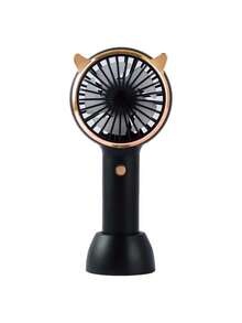 AOYI Mini Handheld Fan, Cat Ear Design, Portable Personal Handheld Fan, 3-Speed Adjustable, 500mAh Battery, Summer Cooling Fan, Relieve Heat, Suitable For Office, Travel, Home, Work, Study, Beach And Other Occasions. - Multicolor - View 14