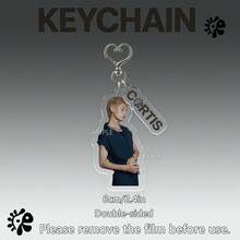 COR-TIS Keychain, GREEN GREEN CD Keychain, MUSIC Keychain, JAMES, JUHOON, KEONHO, Fans Merch Goods, Bag Charm, Water Bottle Decoration, Birthday Gift, Party Favor - A - View 4