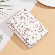 Cartoon Lucky Cat Short Wallet, Korean Style Student Minimalist Wallet, Women's Bag, Lucky Cat Three-Fold Small Purse, Animal Lover, Multi-Functional Bag - Multicolor - View 8