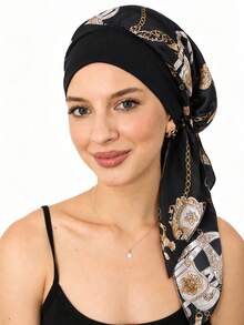 Women's Chemotherapy Headscarf Cancer Patient Headwrap Lightweight Hair Loss Coverage Headscarf - Color - View 7