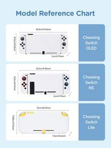 Ayotu Compatible With Switch/Switch OLED/Switch Lite Game Circuit Pattern Game Console Shell And Accessories, Package Includes Protective Case, Storage Bag, Dock Shell, Controller Protective Cover And Other Multiple Styles Of Accessories To Choose From, Autumn Romance, Christmas/Halloween/Easter/Back To School Gift/Birthday Gift/Anniversary Gift. - View 12