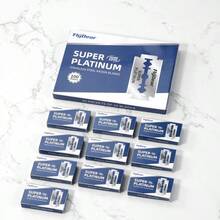 Razor Blades For Barbers,Double Edge Razor Blades,Men´S Razor Blades For Shaving,Stainless Steel Professional Barber Tool - Silver - View 4