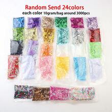 3mm Mini Tiny Flat Round Sequin Paillettes Round Loose Sequins Colorful PVC Iridescent Applique Large Spangle Craft Loose Sequin For Sewing Craft DIY Embroidery Ornament Supply - 3mm - View 16
