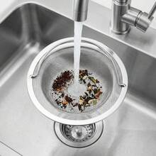 Kitchen Sink Strainer, Stainless Steel Mesh Drain Filter With Handle, Anti-Clogging Deep Basket Food Waste Catcher For Kitchen Sinks, Universal Fit Hair & Residue Stopper, Rust-Proof, Easy To Lift And Clean.Kitchen Essentials.Kitchen .Kitchen - Upgraded Version - View 2