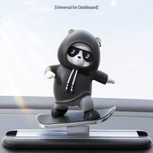 Car Interior Decor Sliding Bear Dashboard Ornament, Floating Screen Universal Car Dashboard Ornament, Cartoon Bear Dashboard Ornament, New Car Dashboard Ornament - Multiple Styles - View 16