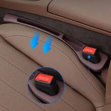 2pcs/Set Car Seat Gap Storage Box, Anti-Leak Interior Organizer, Seat Gap Filler, Car Door Pocket Storage Box, Home & Car Multi-Functional Storage Bucket, Road Trip Essential, Driver & Passenger Seat Gap Organizer, Phone Glasses Wallet Storage Rack - Multicolor - View 4