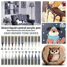 Direct Liquid Acrylic Markers, Multiple Color Themes Available 24/36 Colors, Direct Liquid Art Pens, Suitable For Painting, Coloring, Crafts, School And Office Supplies - Acrylic Paint Marker Set With Direct Liquid Feed - View 12