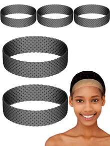Silicone Wig Grip Band, 10/5/4/3/2/1pc Adjustable Non-Slip Wig Headband, Strong Hold, Suitable For Men And Women, Perfect For Sports Yoga, Sweat-Proof And Stable, Invisible Soft Silicone Wig Liner, Wig Accessories, Daily Use, Cosplay, Travel Essential - Multicolor - View 22