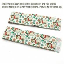 10pcs Vintage Daisy Snowman Christmas Pattern Jelly Roll Fabric Strip, Suitable For Christmas Patchwork Quilts, Table Flags, Placemats, Handbags, Storage Bags, Coasters, Patchwork Blocks, And Rewinding - Multiple Styles - View 7