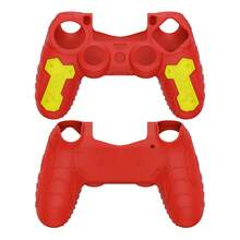 Compatible With PlayStation 4, Thickened Silicone Controller Cover, Dual-Color Design, Anti-Drop Anti-Slip Anti-Scratch Anti-Sweat, Enhanced Gaming Control Feel, Practical Gaming Accessory - View 11